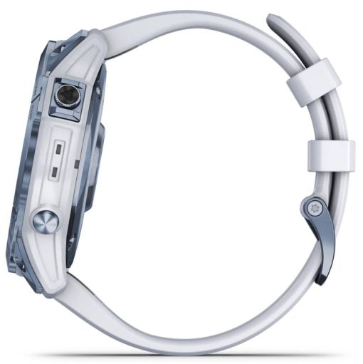 Garmin fenix 7X Sapphire Solar, Mineral Blue DLC Titanium With Whitestone Band - Image 10