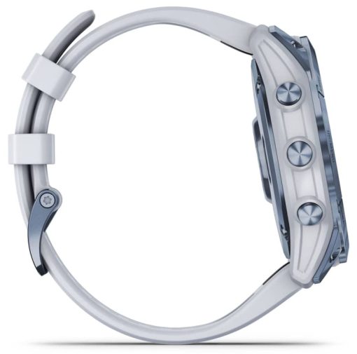 Garmin fenix 7X Sapphire Solar, Mineral Blue DLC Titanium With Whitestone Band - Image 9
