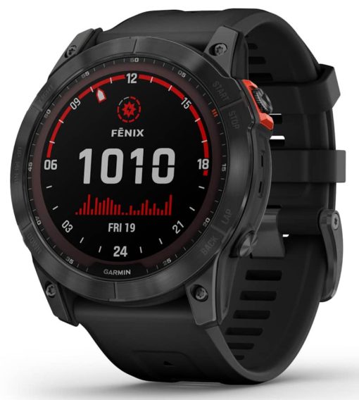 Garmin fenix 7X Solar, Slate Gray With Black Band