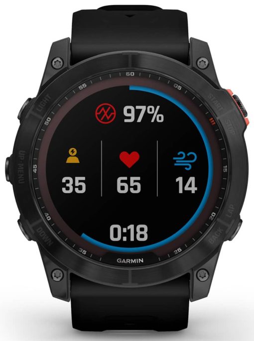 Garmin fenix 7X Solar, Slate Gray With Black Band - Image 5