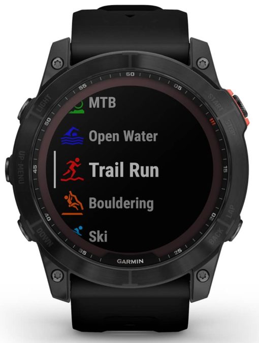 Garmin fenix 7X Solar, Slate Gray With Black Band - Image 6