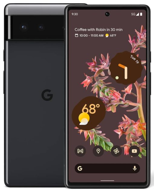 Google Pixel 6 128GB Stormy Black 5G Cellular Phone