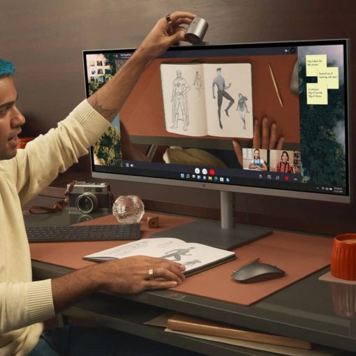 HP ENVY 34-40000 34" Turbo Silver All-in-One Desktop Intel Core i7-11700 32GB RAM 1TB SSD, NVIDIA GeForce RTX 3060 Graphics - Image 7