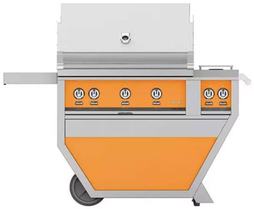 Hestan 36" Citra Deluxe Natural Gas Grill With Double Side Burner, Sear And Trellis Burners