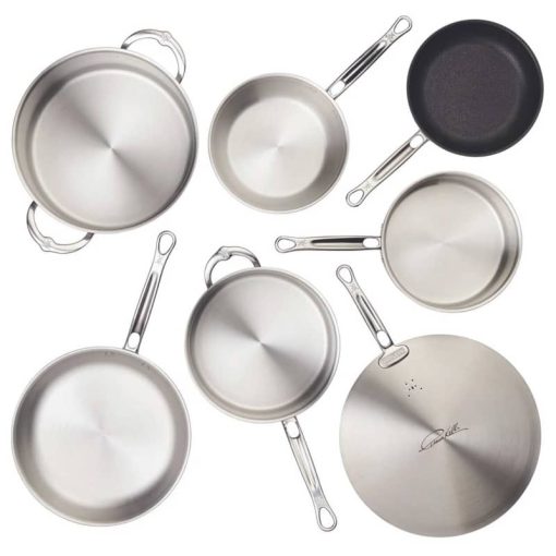 Hestan Thomas Keller Insignia 7-Piece Stainless Steel Cookware Set - Image 3