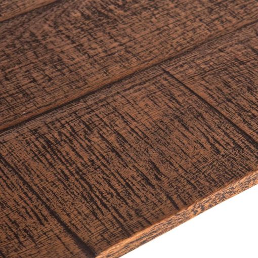 Home Trends & Design Carnegie 68" Bandsaw Teak Bench - Image 5