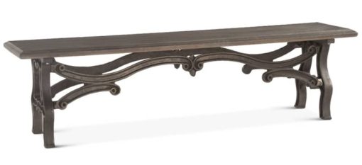 Home Trends & Design Hobbs 68" Weathered Gray Bench