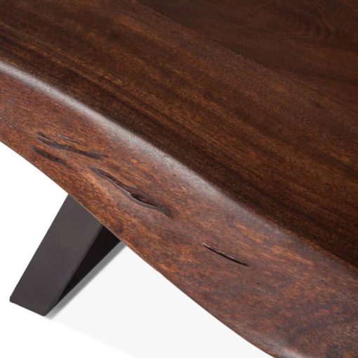 Home Trends & Design London Loft 72" Walnut Bench - Image 5
