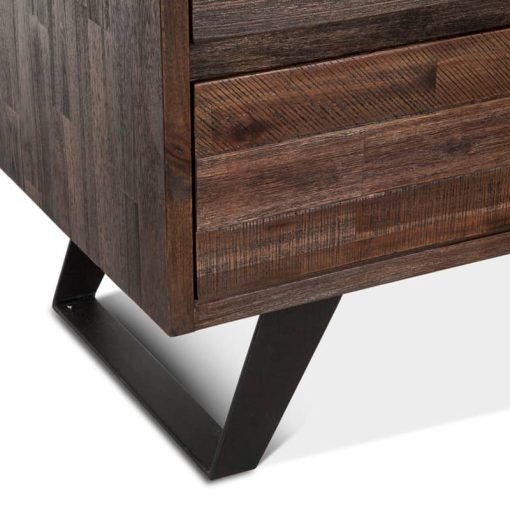 Home Trends & Design Urban Loft 60" Dark Brown Dresser - Image 5