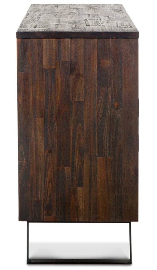 Home Trends & Design Urban Loft 60" Dark Brown Dresser - Image 4