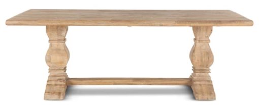 Home Trends & Design San Rafael 84"  Antique Oak Rectangle Dining Table - Image 2