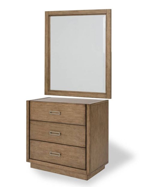 Homestyles Big Sur Brown Chest With Mirror