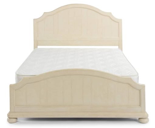 Homestyles Provence Antiqued White Queen Bed