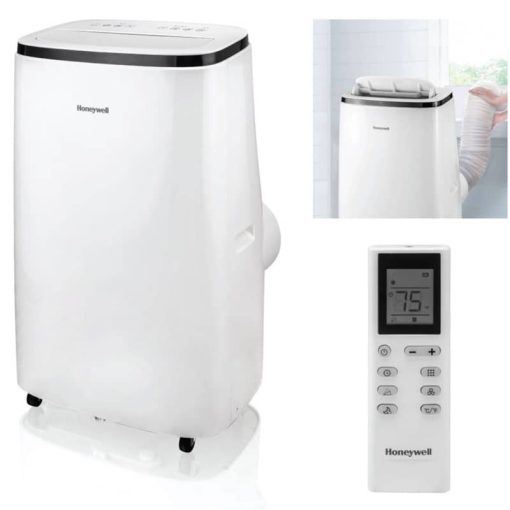 Honeywell 12,000 BTU White Contempo Series Portable Air Conditioner, Dehumidifier & Fan - Image 4