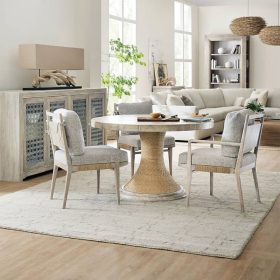 Hooker Furniture Dining Room Amani 48in Round Wood Pedestal Dining Table Top - Image 2