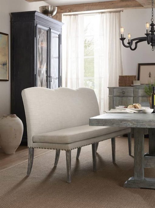 Hooker Furniture Dining Room Beaumont Upholstered Dining Bench - Image 2