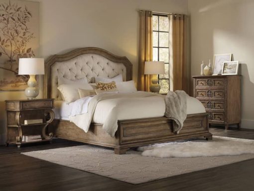 Hooker Furniture Bedroom Solana One-Drawer Leg Nightstand - Image 4