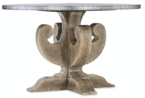 Hooker Furniture Boheme Ascension Zinc Round Dining Table
