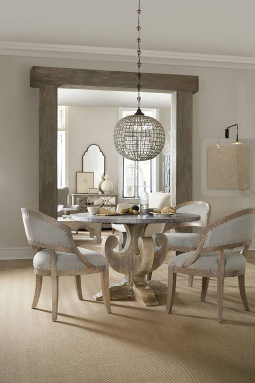 Hooker Furniture Boheme Ascension Zinc Round Dining Table - Image 2