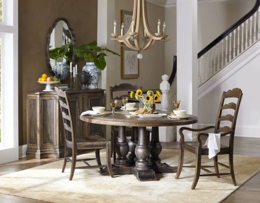 Hooker Furniture Dining Room Twin Sisters Ladderback Arm Chair - Image 2