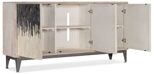 Hooker Furniture Home Entertainment Three Door Console - Image 3
