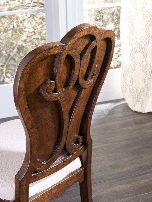 Hooker Furniture Rich Traditional Mahogany Dining Room Leesburg Upholstered Side Chair - Image 3