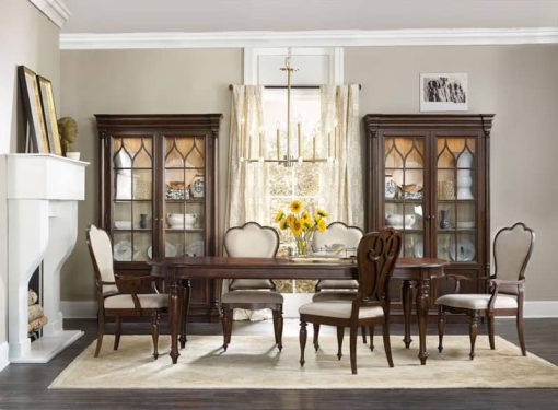 Hooker Furniture Rich Traditional Mahogany Dining Room Leesburg Upholstered Side Chair - Image 2