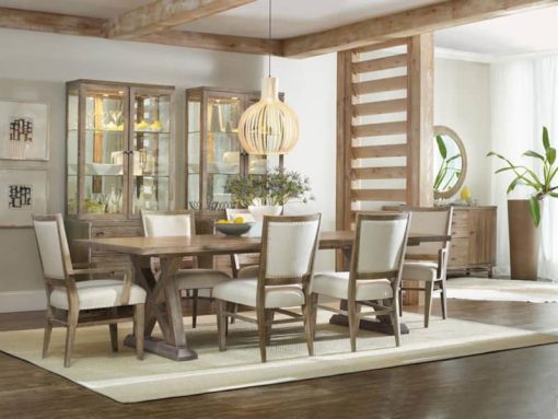 Hooker Furniture Scandinavian Dining Room Studio 7H Geo Trestle Dining Table - Image 2