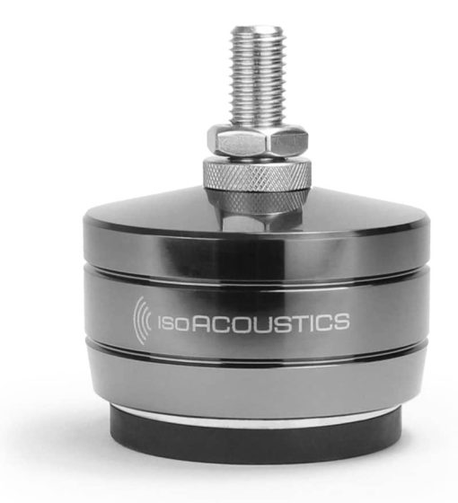 IsoAcoustics Chrome Gaia-Titan Theis Series Speaker Isolation Feet (4-Pack)