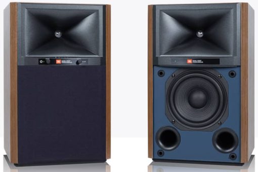 JBL 4305P Walnut Studio Monitor Powered Bookshelf Loudspeaker System - Image 6
