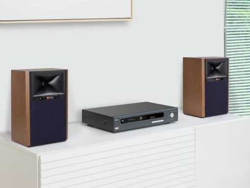 JBL 4305P Walnut Studio Monitor Powered Bookshelf Loudspeaker System - Image 10