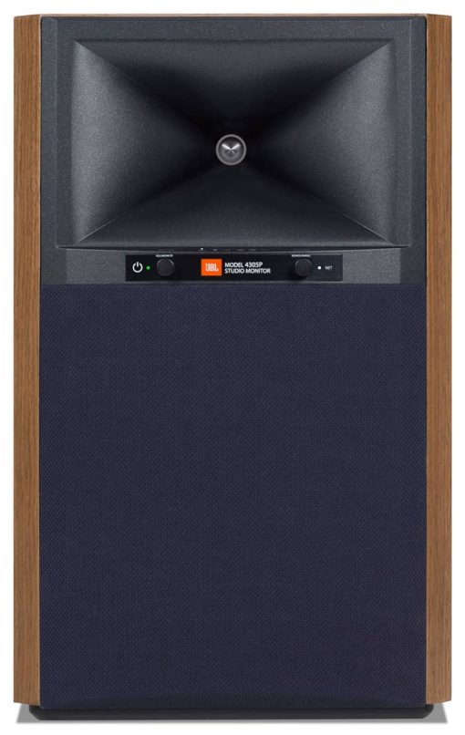 JBL 4305P Walnut Studio Monitor Powered Bookshelf Loudspeaker System - Image 3