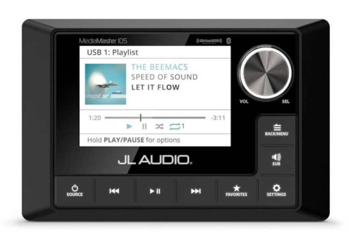 JL Audio MediaMaster 105 Weatherproof Source Unit w/ Full-Color LCD Display - Image 7