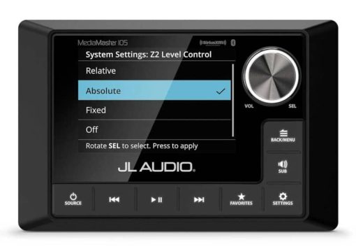 JL Audio MediaMaster 105 Weatherproof Source Unit w/ Full-Color LCD Display - Image 4