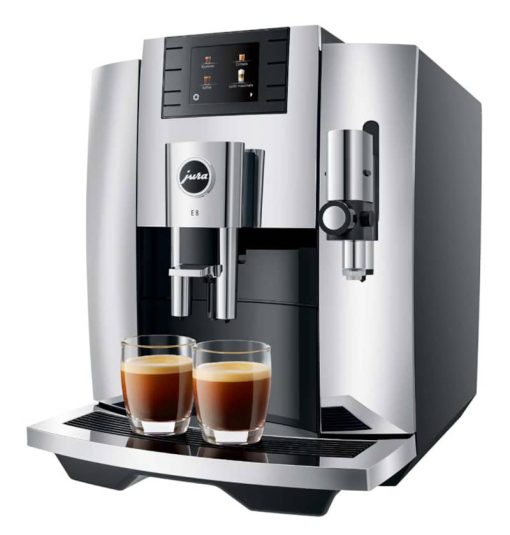 Jura E8 Chrome Automatic Coffee & Espresso Machine