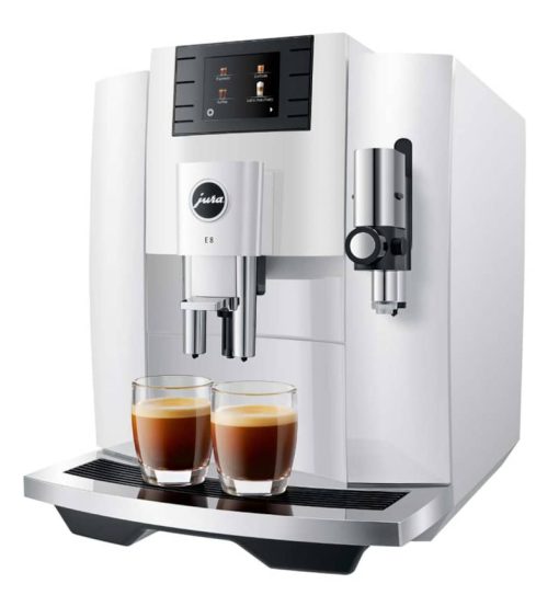 Jura E8 Piano White Automatic Coffee & Espresso Machine
