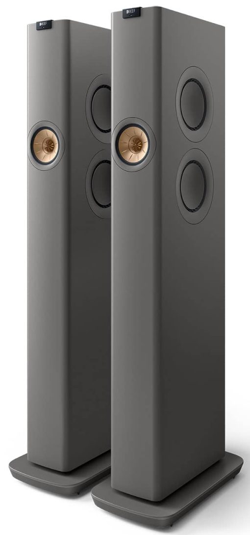 KEF Titanium Grey LS60 Wireless HiFi Speakers (Pair)