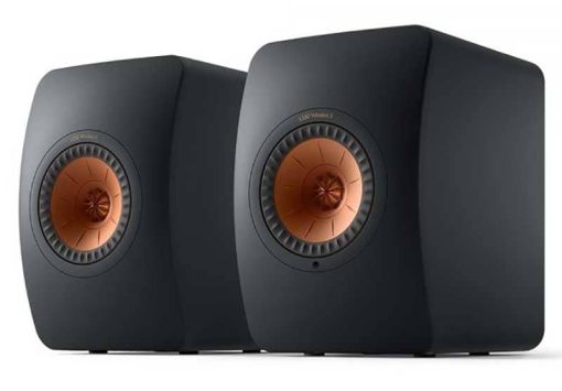 KEF LS50 Wireless II Carbon Black Bookshelf Speakers (Pair)