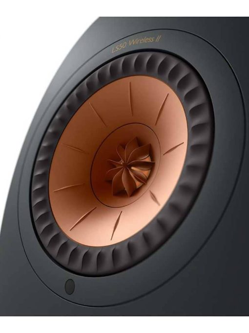 KEF LS50 Wireless II Carbon Black Bookshelf Speakers (Pair) - Image 5