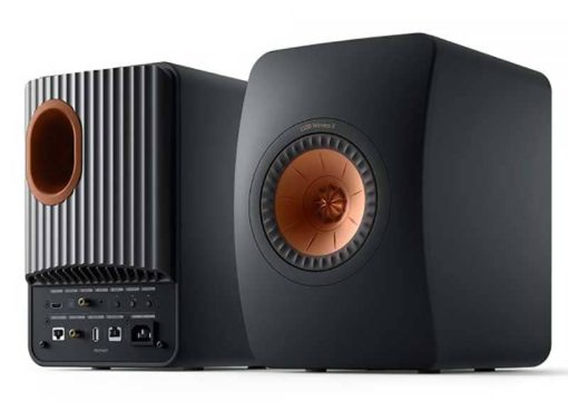 KEF LS50 Wireless II Carbon Black Bookshelf Speakers (Pair) - Image 2
