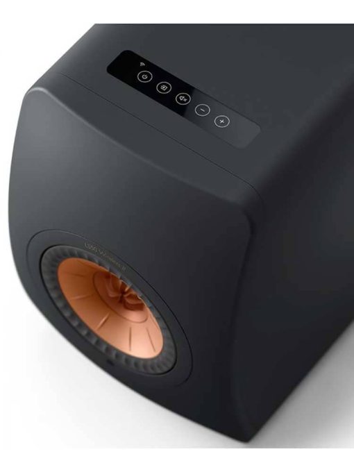 KEF LS50 Wireless II Carbon Black Bookshelf Speakers (Pair) - Image 4