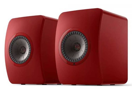 KEF LS50 Wireless II Crimson Red Bookshelf Speakers (Pair)