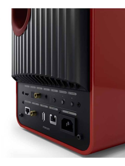KEF LS50 Wireless II Crimson Red Bookshelf Speakers (Pair) - Image 3