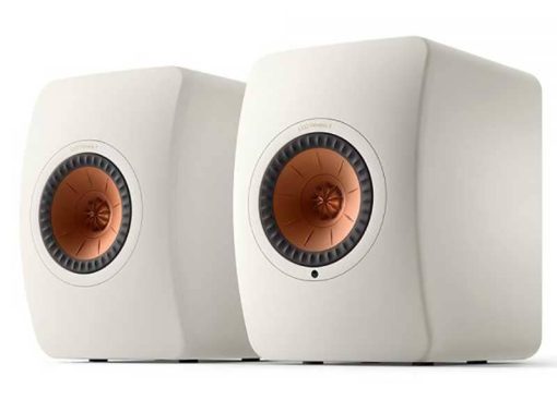 KEF LS50 Wireless II Mineral White Bookshelf Speakers (Pair)