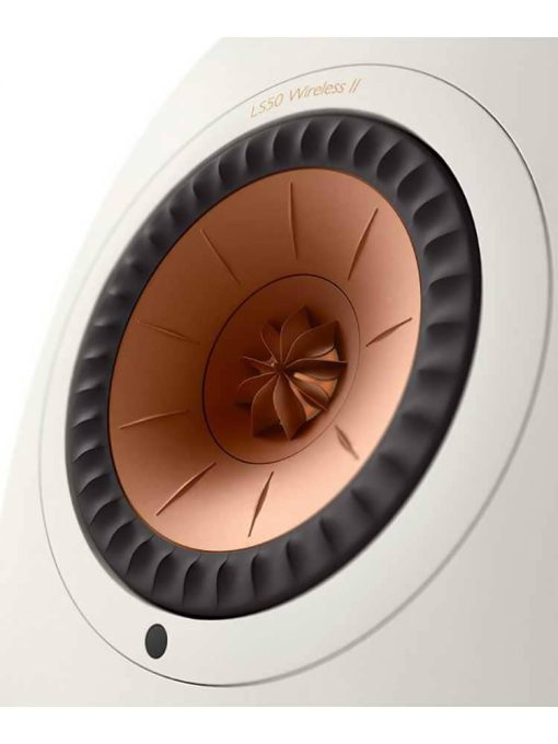 KEF LS50 Wireless II Mineral White Bookshelf Speakers (Pair) - Image 5