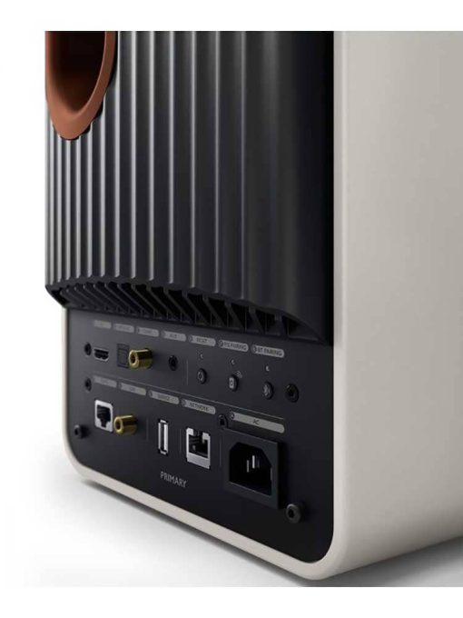 KEF LS50 Wireless II Mineral White Bookshelf Speakers (Pair) - Image 3