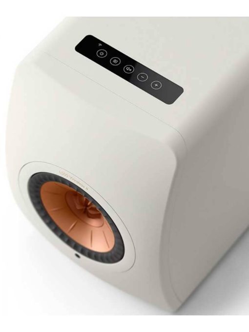 KEF LS50 Wireless II Mineral White Bookshelf Speakers (Pair) - Image 4
