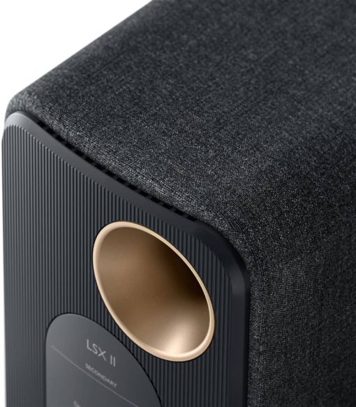 KEF LSX II Carbon Black Wireless Bookshelf Speakers (Pair) - Image 4