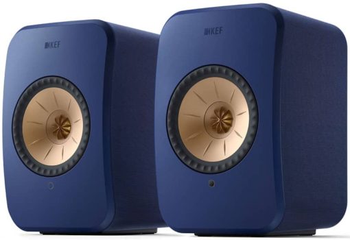 KEF LSX II Cobalt Blue Wireless Bookshelf Speakers (Pair)