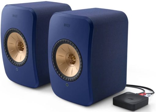 KEF LSX II Cobalt Blue Wireless Bookshelf Speakers (Pair) - Image 4